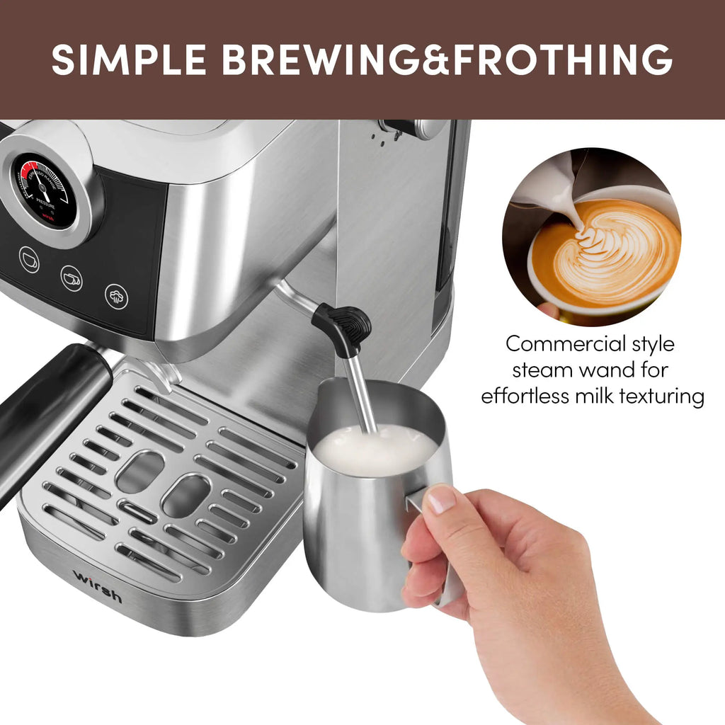 Wirsh 20 Bar Espresso Machine